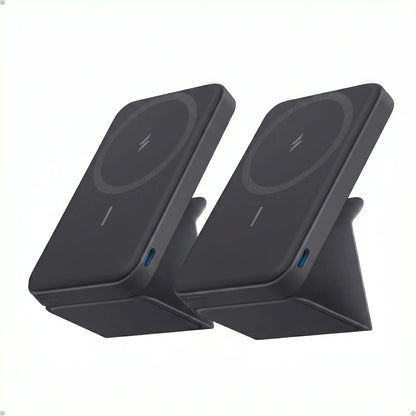 Anker 5,000Mah Magnetic Power Bank, Wireless Portable Charger with Foldable Stand & Side USB-C Port, Battery Pack for Iphone 17/16/15/14/13