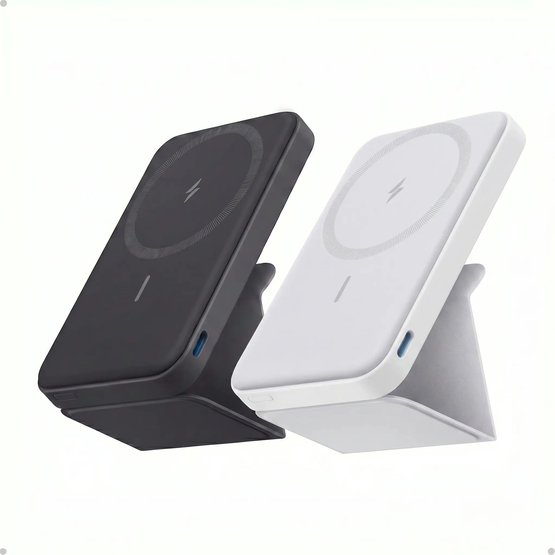 Anker 5,000Mah Magnetic Power Bank, Wireless Portable Charger with Foldable Stand & Side USB-C Port, Battery Pack for Iphone 17/16/15/14/13